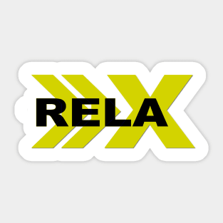 COOL MODERN DESIGN RELAX YELLOW COLOR Sticker